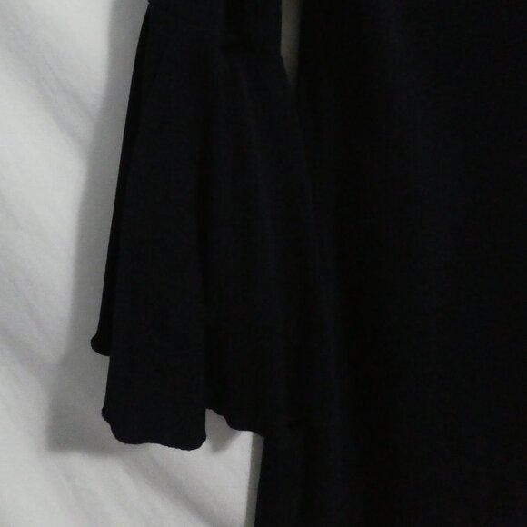 LORI MICHAELS COLLECTION | size 6 | Dark Blue Long Bell Sleeve Dress - Picture 13 of 16